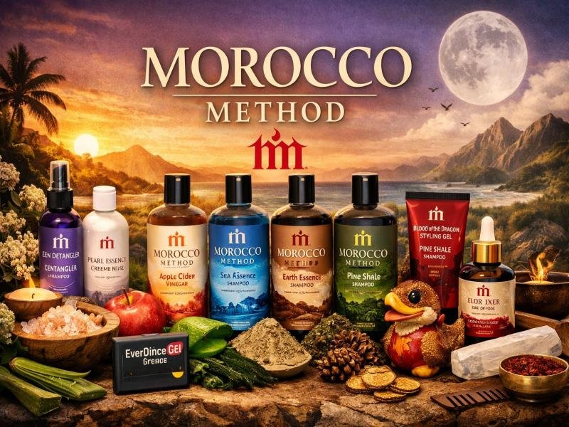 Morroccomethod Shop Natural Hair Care Products Shampoo Conditioner Henna Vegan Sulfate Free Hair Wellness Brand Overview